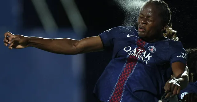 photo  merveille kanjinga a inscrit un doublé, samedi 7 février.  &copy;  franck fife / afp 