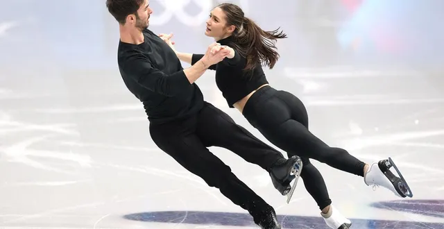 photo  laurence fournier beaudry et guillaume cizeron ne décrocheront pas la première médaille des bleus en italie.  &copy;  joosep martinson / afp 