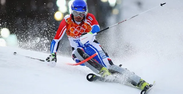 photo  jean-baptiste grange, lors des jeux olympiques de sochi, en 2018.  &copy;  doug pensinger / getty images via afp 