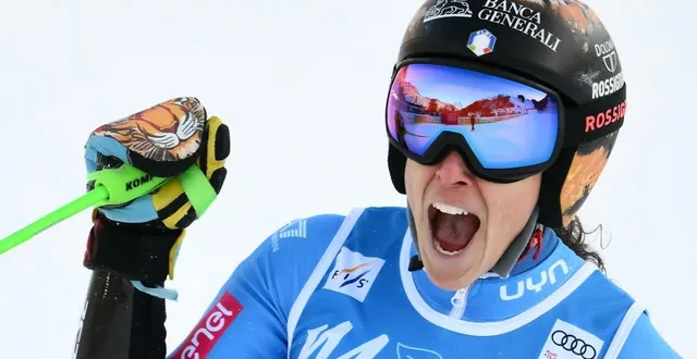 photo  federica brignone a repris la compétition deux semaines avant les jo, après neuf mois sans compétition à la suite d’une double fracture tibia péroné.  &copy;  marco bertorello / afp 