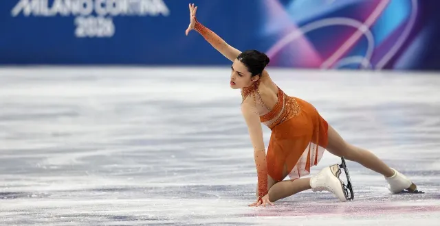 photo  madeline schizas fait partie de l’équipe canadienne de patinage artistique.  &copy;  matthew stockman / getty images via afp 