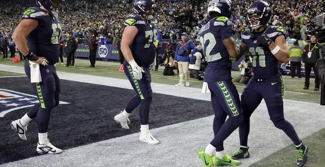 photo  les seattle seahawks visent un deuxième super bowl cette année.  &copy;  ronald martinez / getty images via afp 