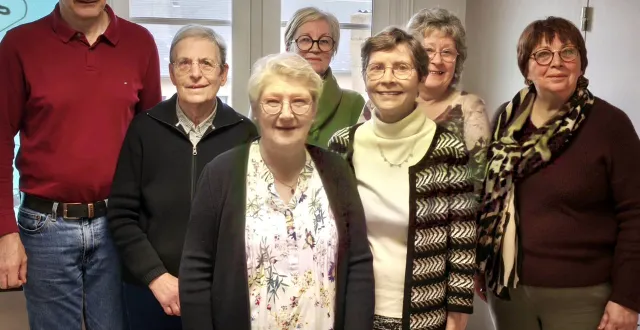 photo  les membres qui composent le bureau de l’association.  &copy;  le maine libre 