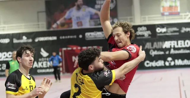 photo  emile bourgeois et les niortais ont dû s’employer devant rezé.  &copy;  co - benoit felace 