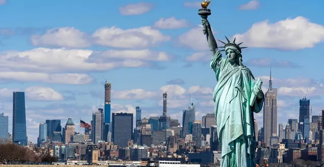 photo  la statue de la liberté, à new york.  &copy;  photo d’illustration : tzido / istock 
