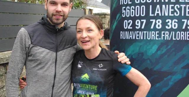 photo  nathan et perle champion se sont tous les deux imposés sur les 16,5 km du bois de trémelin.  &copy;  ouest-france 