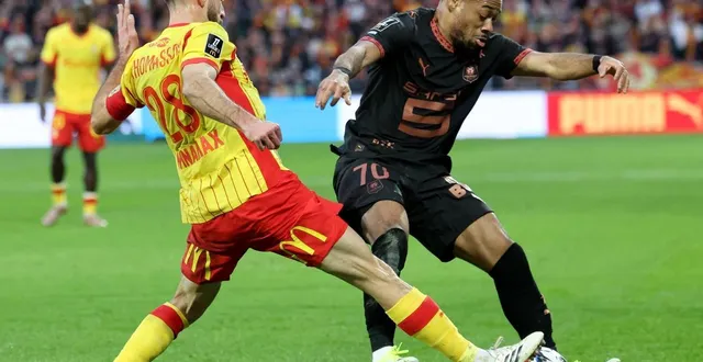 photo  dans un contexte difficile, arnaud nordin s’en est bien sorti pour son premier match avec le stade rennais à lens, samedi 7 février (3-1).  &copy;  afp 