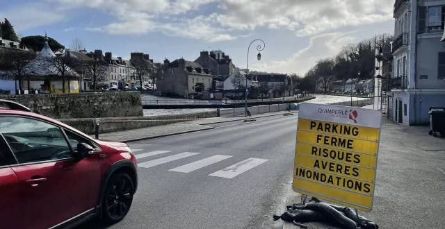 photo  la laïta, dans le secteur de quimperlé, a été placée en vigilance orange « crues » samedi 7 février 2026, à la suite de fortes précipitations.  &copy;  guillaume chassaing / ouest-france 