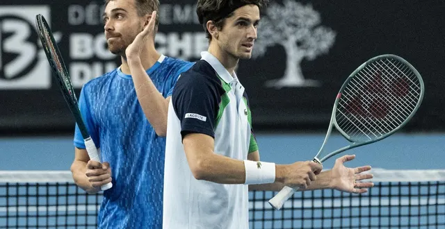 photo  la paire française a pris le meilleur sur celle slovaque.  &copy;  afp 