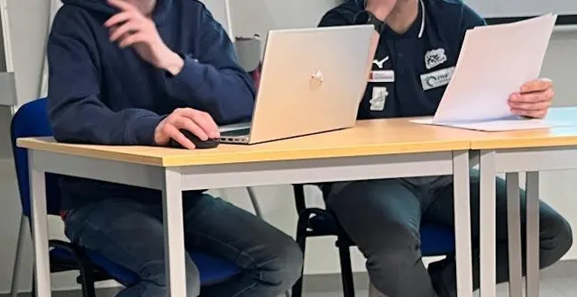 photo  mickaël balidas, secrétaire et julien plessis, président, présentent le rapport moral de la saison écoulée.  &copy;  ouest-france 