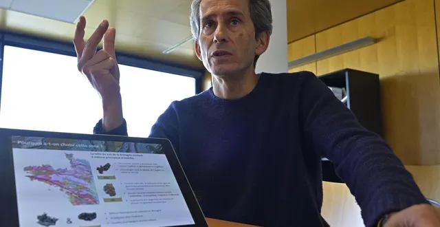 photo  guillaume mamias, géologue pour la société breizh ressources  &copy;  presse océan-nathalie bourreau 