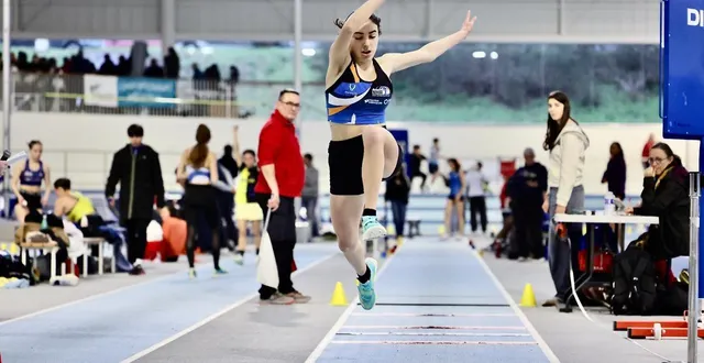 photo  léonie proust (nantes ma) au triple saut.  &copy;  sébastien dieu devienne 