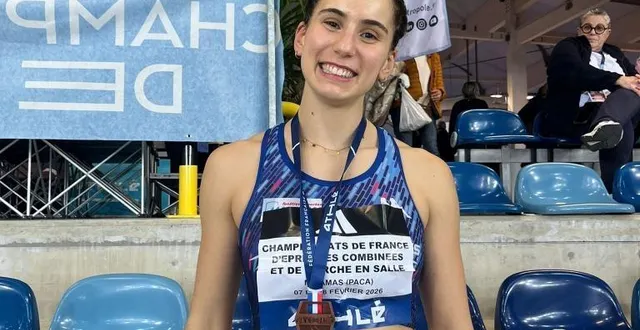 photo  jeanne roudière a fini 3e du pentathlon u20 samedi à miramas.  &copy;  racing club nantais 