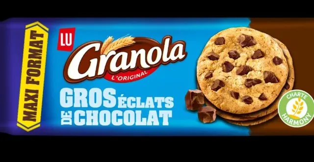 photo  des cookies de la marque granola font l’objet d’un rappel de produits.  &copy;  capture ecran rappel conso 