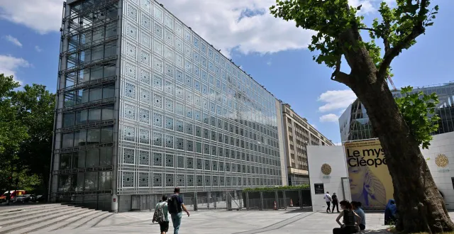 photo  l’institut du monde arabe, photographié en juin 2025.  &copy;  stéphane geufroi / ouest-france 