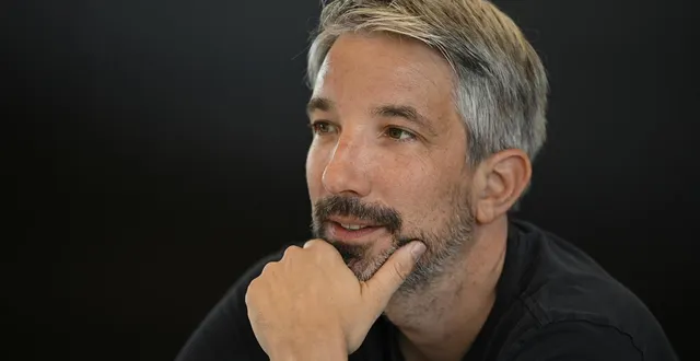 photo  l’humoriste et chroniqueur radio guillaume meurice à la rédaction de ouest-france.  &copy;  vincent michel / ouest-france 