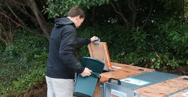 photo  cinq nouveaux composteurs ont été installés à argentan, dans l’orne.  &copy;  ouest-france 