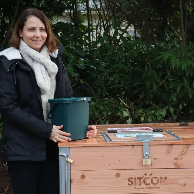 photo paula ortiz est guide composteur au sitcom.  ©  ouest-france