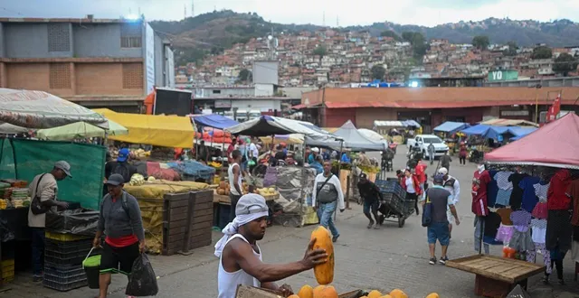 photo  le marché de caracas le 27 janvier.    &copy;  afp 