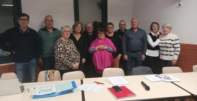 photo  le bureau d’anim’écommoy s’est réuni en assemblée générale, vendredi 30 janvier 2026.  &copy;  ouest-france 