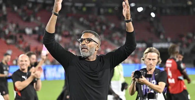 photo  habib beye quitte le stade rennais après un peu plus d’un an en poste et 39 matches dirigés.  &copy;  vincent michel / ouest-france 