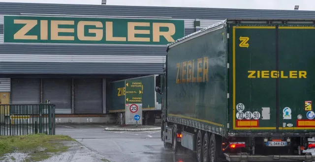 photo  le groupe belge ziegler, créé en 1908, traverse d’importantes difficultés financières, en ce début d’année 2026. en france, l’entreprise de transport et de logistique détient une cinquantaine d’agences  &copy;  mathieu pattier / ouest france 