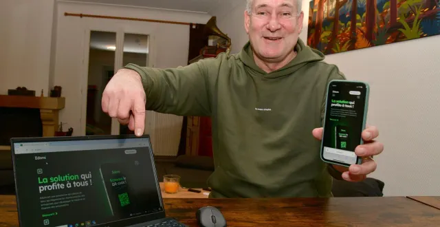 photo  à aigondigné, lundi 19 janvier 2026. bruno coudour, fondateur de la micro-entreprise opti’strat, créée en janvier 2026.  &copy;  co - marie delage 