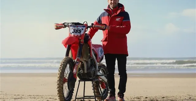 photo  florian simon s’élancera pour la cinquième fois sur la plage du touquet (pas-de-calais), du 13 au 15 février 2026.  &copy;  ouest france 