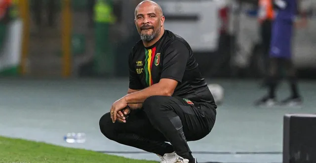 photo  eric chelle lors du quart de finale de la can 2023 entre la côte d’ivoire et le mali.  &copy;  issouf sanogo / afp 