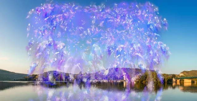 photo  transformer le ciel de vernon en un jardin aérien de couleurs : c’est le projet de feu d’artifice 