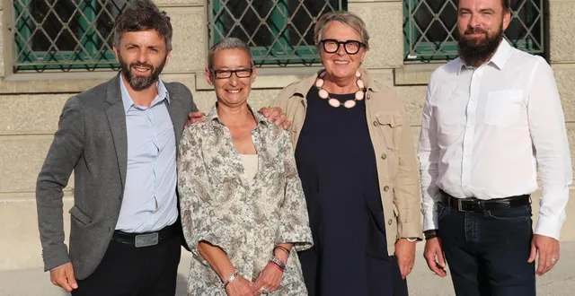 photo  les élus de la minorité (ici en 2020) karim houllier (à g.) et brigitte choquet (3e à gauche) seront sur la liste d’emmanuel flouvat en 2026, alors que lydia petit et marc de goussencourt ne se représenteront pas.  &copy;  archives ouest-france 