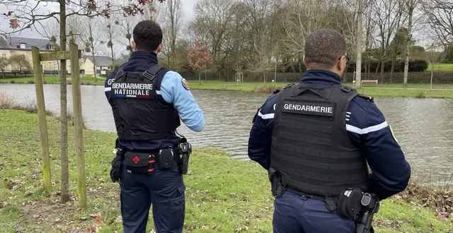 photo  un corps flottant à la surface de l’étang de choisel, à châteaubriant (loire-atlantique), a été découvert ce lundi 9 février 2026. les gendarmes sont sur place.  &copy;  ouest-france 