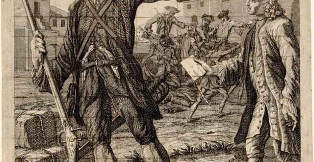 photo  louis mandrin (1725-1755) a écumé les bourgs de france pendant six campagnes en 1754.  &copy;  illustration : inconnu, xviiie siècle, gallica / wikimedia commons 