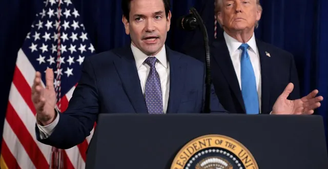 photo  le secrétaire d’état américain marco rubio s’exprime lors d’une conférence de presse suivant une frappe américaine sur le venezuela, durant laquelle le président nicolas maduro et son épouse, cilia flores, ont été capturés.  &copy;  reuters 
