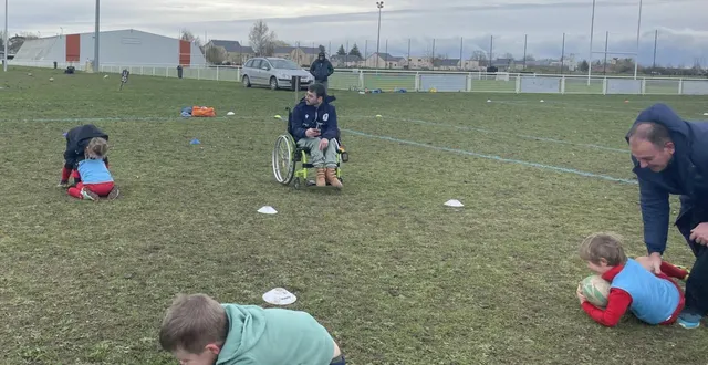 photo  une action nationale forte en faveur de l’inclusion avec l’école de rugby du rcd rugby.  &copy;  co 
