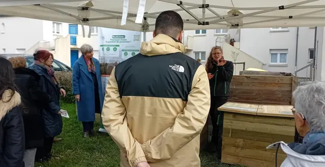 photo  les habitants des résidences entourant le parc hugo, près de la bibliothèque, pourront dorénavant adopter cette habitude vertueuse.  &copy;  ouest-france 