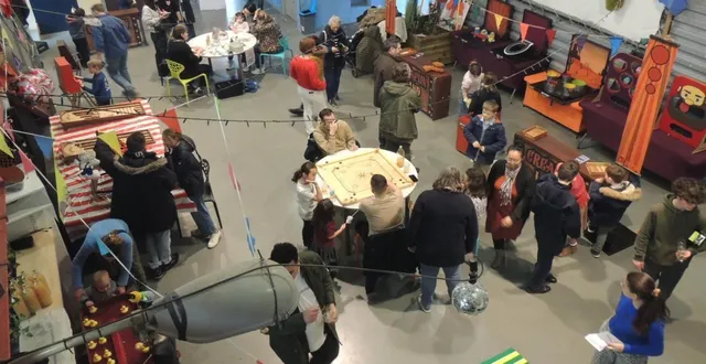 photo  l’espace jeunesse de la rue lamartine avait revêtu ses habits de fête.  &copy;  ouest-france 