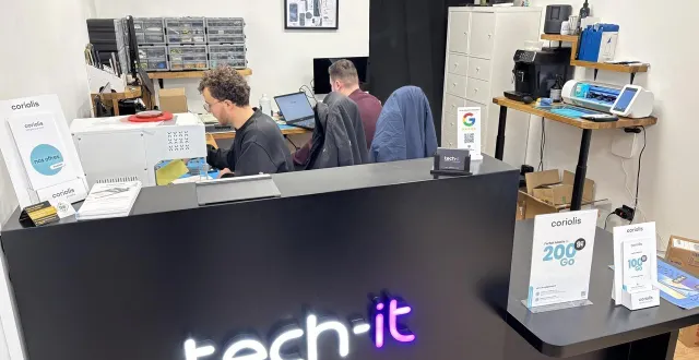 photo  tech-it, ouvert depuis juin 2025, rue nationale, à cholet (maine-et-loire), a été victime de vol deux fois en deux mois.  &copy;  ouest-france 