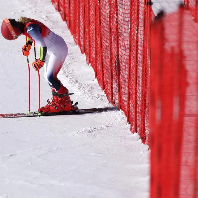 photo en 2022, l’américaine a connu des jeux olympiques très décevants, à pékin.  ©  adam pretty / getty images via afp