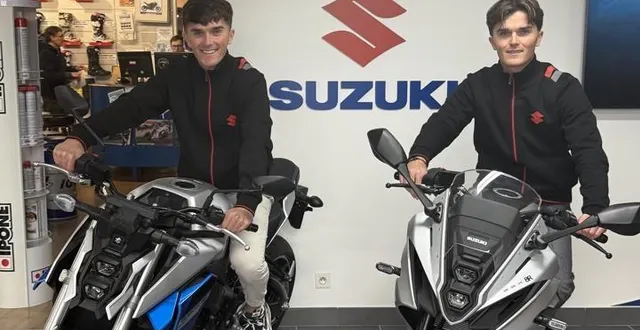 photo  les frères michaud piloteront les suzuki du junior team en 2026.  &copy;  famille michaud 