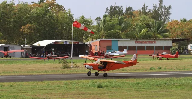photo  l’aéroport de saint-françois en guadeloupe. image d’illustration.  &copy;  philippe turpin / photononstop via afp 
