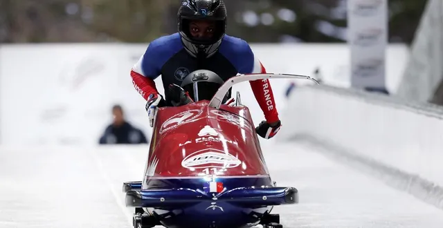 photo  dorian hauterville, engagé en bobsleigh avec romain heinrich, peut viser un top 10 aux jo 2026.  &copy;  getty images via afp 