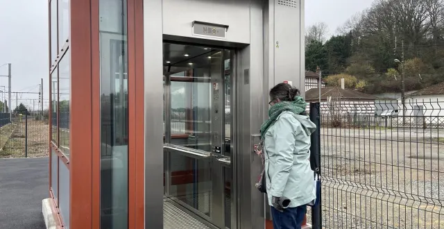 photo  la gare de la ferté-bernard est désormais accessible à tous.  &copy;  le maine libre 