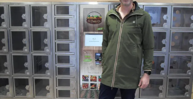 photo  à l’initiative de loïc brière, ce nouveau service de paniers locaux en libre-service devrait ouvrir bientôt.  &copy;  le maine libre 