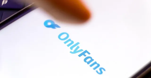 photo  le logo onlyfans sur un écran de téléphone.  &copy;  nikolas kokovlis/nurphoto via afp 