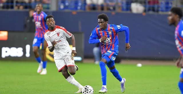 photo  ici lors du match aller face à valenciennes, diabé bolumbu a été touché au genou mardi 10 février 2026 à l’entraînement.  &copy;  guillaume marie 