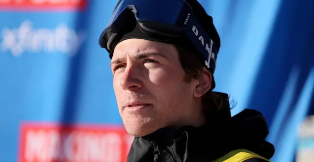 photo  le skieur acrobatique américain hunter hess, critiqué par donald trump, a répondu en calmant le jeu.  &copy;  michael reaves / afp 