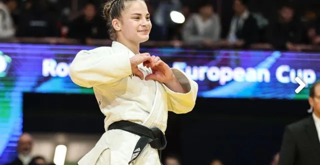 photo  héléa bailleul a remporté une troisième coupe d’europe d’affilée, à rome, le 7 février.  &copy;  fournie par la famille bailleul 