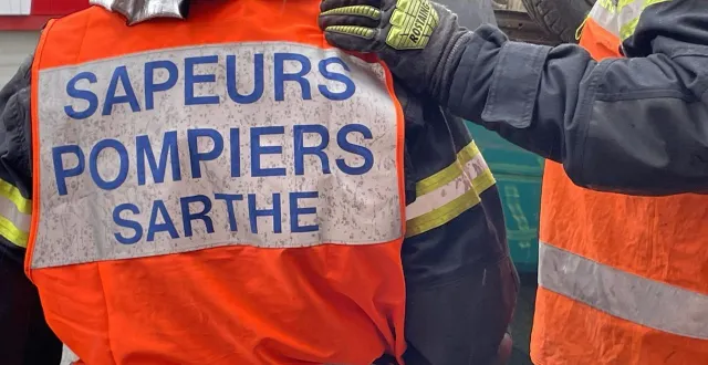 photo  un automobiliste est décédé dans un accident de la circulation, lundi 9 février 2026, près du mans.  &copy;  ouest-france 