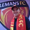 photo felipe massa était au match opposant le mans et laval, en donnant le coup d’envoi. il est actionnaire au mans fc.